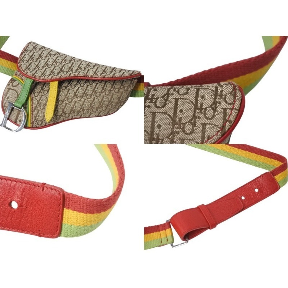 Christian Dior Waist bag Body Belt Bum belt Trotter Rasta colors Galliano - Picture 5 of 8